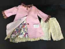ED40- Dress and Wool Coat for 22-23" Dolls