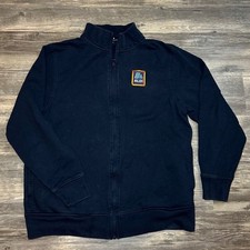 ALDI Employee M Jacket Vantage Black Zip Up Workwear Corporate Core Normcore