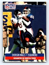 1991 Pro Set Spanish #171 Everson Walls Fresh Break EX-EXMINT