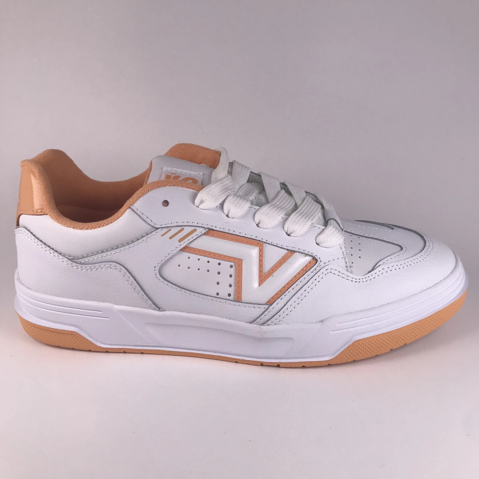 VANS Uomo VANS Upland 721356 Bianco Arancione Scarpe da Skate Sneakers Taglia 11