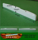 Diagonal Compensating Bone Guitar Saddle. You give Height, Width, Length. PS001d