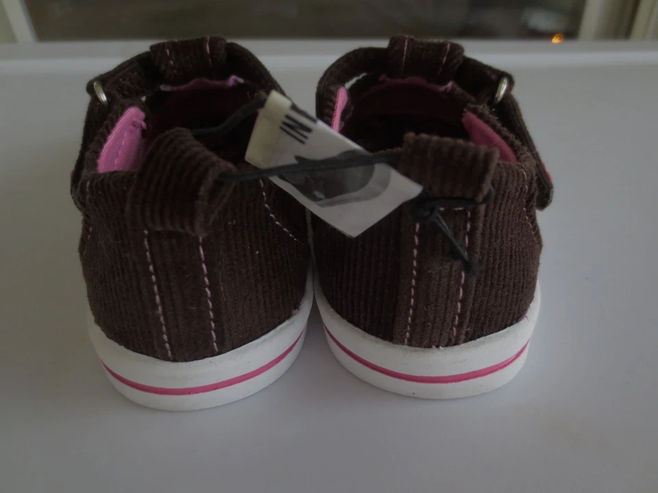 NUEVO Niña Niño Pequeño Talla *4* GARANIMALS 9-12 Meses Tenis Marrón Zapatos ¡NUEVO CON ETIQUETAS! Foto 4 de 4