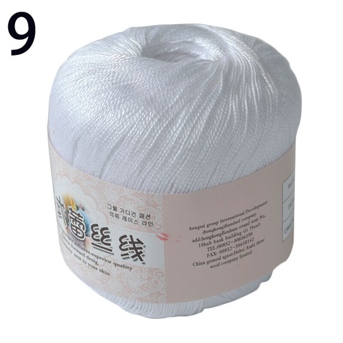 50g Soft Lace Crochet Yarn Thin Cotton Thread 08# By 0.8MM For Hand Knitting - Picture 10 of 25