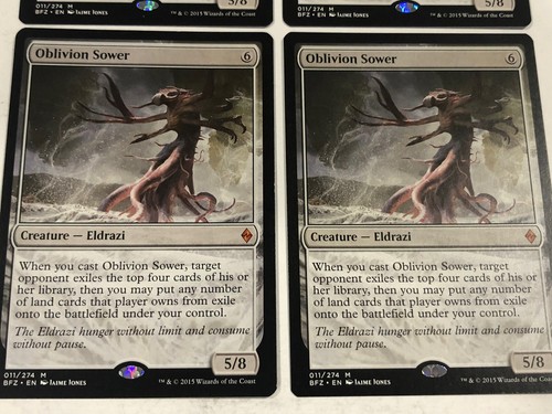 MTG Oblivion Sower x4 BFZ 011 Magic The Gathering - Picture 3 of 7