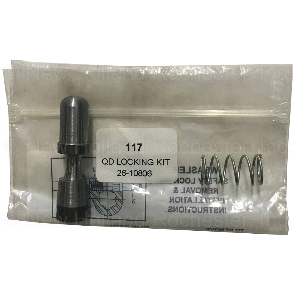Woods Spring & Lock Pin Kit Part # 117 for Universal Drives