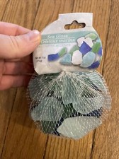 Sea Glass Blue, Green, White, Decorative Accents, 11 oz. Beach decoraci n new