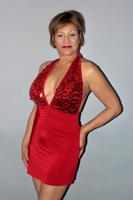 little red club dress