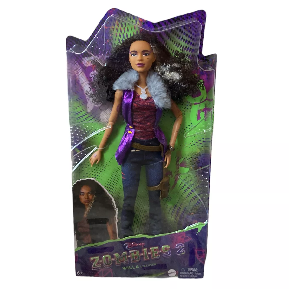 Zombies Disney s 2 Willa Lykensen Werewolf Bendable Joints Doll Rocket Outfit