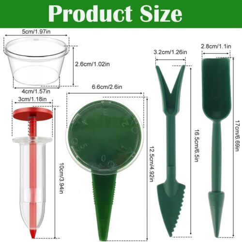 17 PCS Mini Seed Spreader, Reusable Handheld Small Seed Planter Tool - Picture 6 of 6