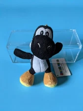 Mario Bros. Yoshi Black Plush Keychain 4" Inches (NEW)