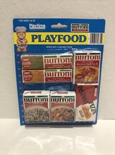 Vintage Tyco Playtime 80s Play Food NEW NIP Sealed 1988 Kitchen bin15