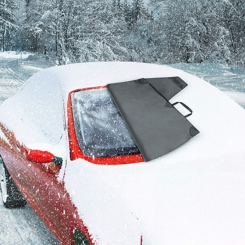 CAT Frost Guard Windshield Snow Cover + Motor Trend Ice Scraper for Winter Kits - Picture 3 of 8