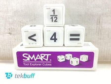 SMART Tool Explorer Math 4-Cube Bundle Whiteboard Accessory Kit - TS-4CUBE-MATH