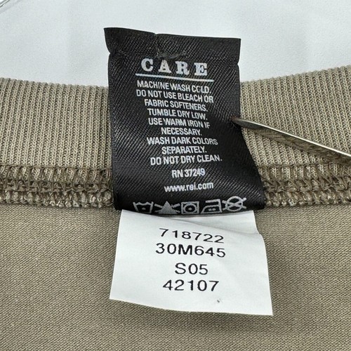 REI Vintage 1/4 Zip Cycling Jersey Shirt Khaki Size Large NWT Outdoor Retro - Picture 6 of 10