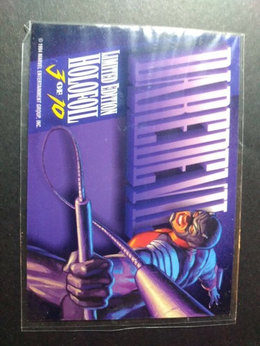 Marvel Masterpieces 1994 holofoil daredevil 3 de 10 - Imagen 2 de 2