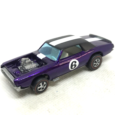 Hot Wheels Redline TNT-Bird #6 1969 Purple White Int. Restored