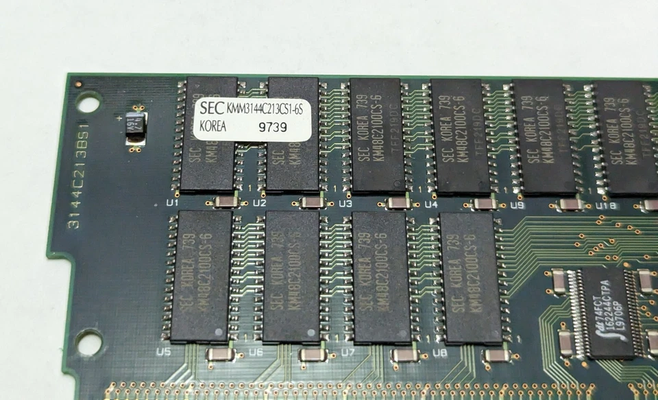 SUN 501-2622 32MB Memory, Samsung KMM3144C213CS1-6S - Pulled Working, Good Cond - Image 2 of 3