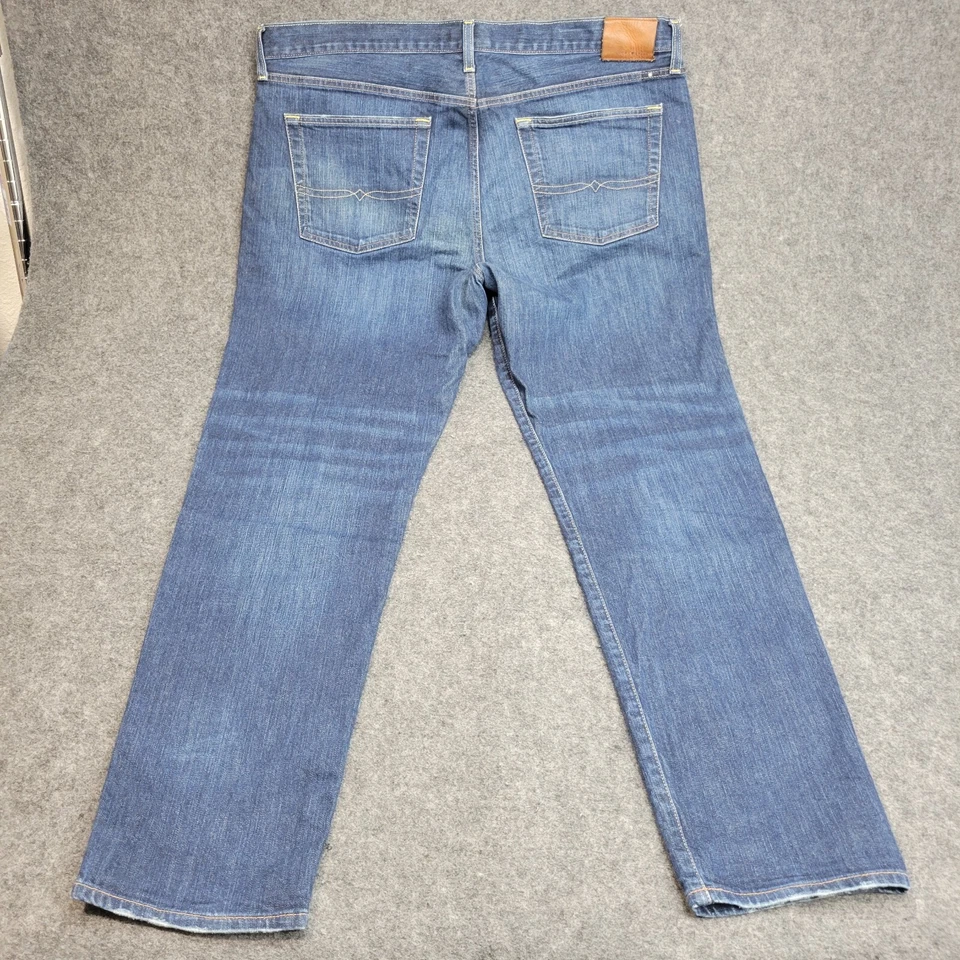 Pantalones de mezclilla Lucky Brand para hombre 40X32 121 Heritage ajustados elásticos calce clásico Preppy City Foto 3 de 4