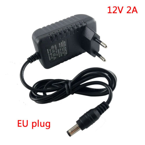 AC DC 12v 1A 2A 3A adapter power supply EU UK PLUG for DCfemale led strip light - Afbeelding 5 van 20