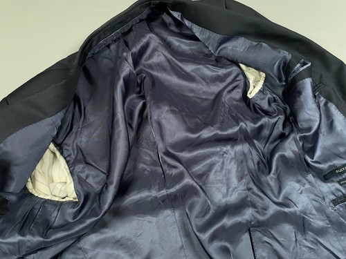 Suitsupply Navy Blue Vitale Barberis Canonico Pure Wool 110's Suit size UK40L - Picture 14 of 23
