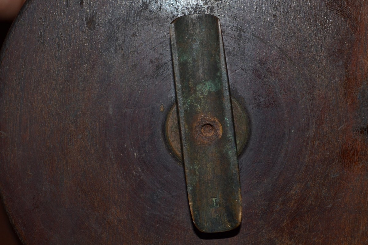 Moulinet De Pêche Vintage 1886 G. Ritter New York Laiton Et Bois 6 Dia