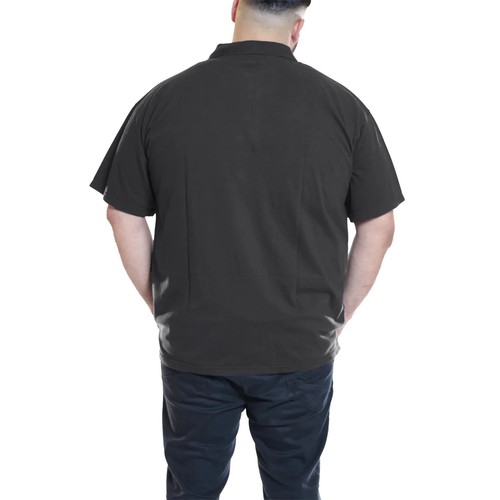 Wrangler Men's Big and Tall Polo Shirt , Big size 3XLT CHARCOAL/HEATHER U4 S3 - Picture 2 of 4
