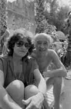 Andrea Ferreol Michel Audiard 4th meeting of Philip Morris Fo 1981 Old Photo 1