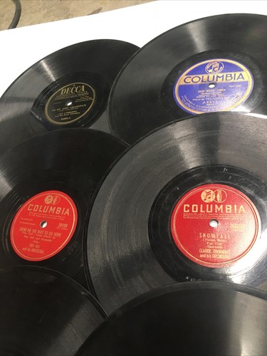 LOT (25) 78 Singles Records 10" Mixed Fox trot / Waltz 40's 50's Various - Picture 7 of 12