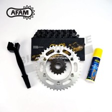 AFAM Recommended Black Chain & Sprocket Kit to fit Kawasaki KX450X 2021-2022