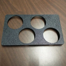 NEW Double 2 DIN Gauge Mount Panel Bracket Radio Clip On 2 in Universal UV Safe