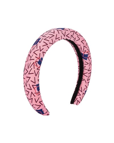 Goody Girls Ouchless Headband Cushioned Fabric Retro Pink Nostalgia Collection - Picture 3 of 5