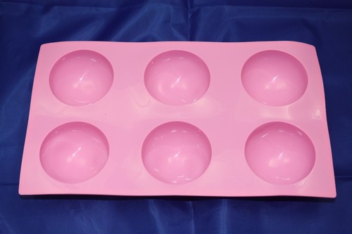 2Pcs Silicone Molds Chocolate Cake Candy Jelly Cookie Mold Round Shape 6 Holes - Picture 2 of 4