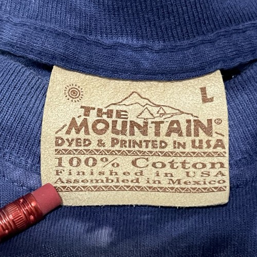 VTG The Mountain Shirt Men Large Purple TieDye Rearing Stallion Wild Horses 2004 - Picture 2 of 7