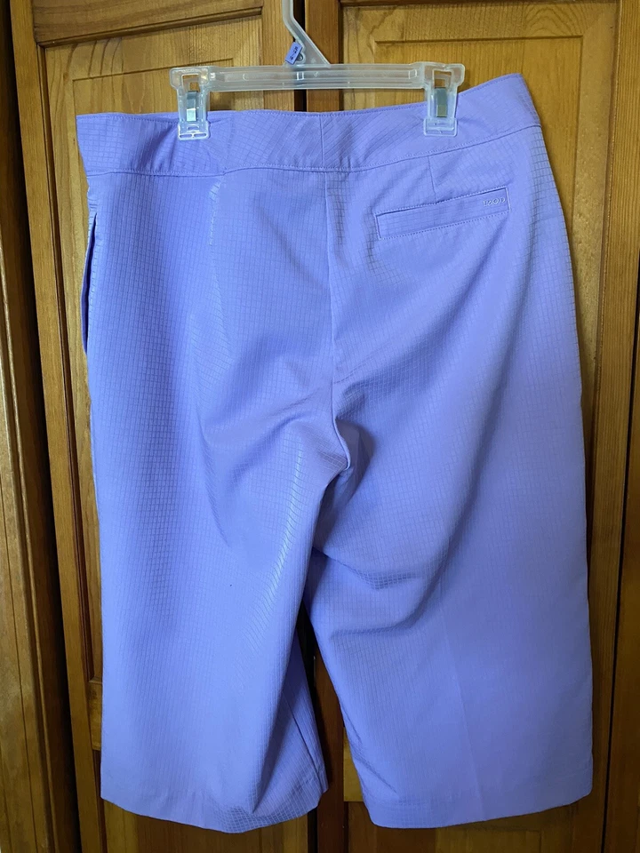 IZOD ЖЕНЩИН КАПРИ РАЗМЕР 10 КЛАССНЫЙ FX FXG ПОЛИЭСТЕР LT ФИОЛЕТОВЫЙ ЭЛАСТИЧНОЙ GUC - Изображение 2 из 4