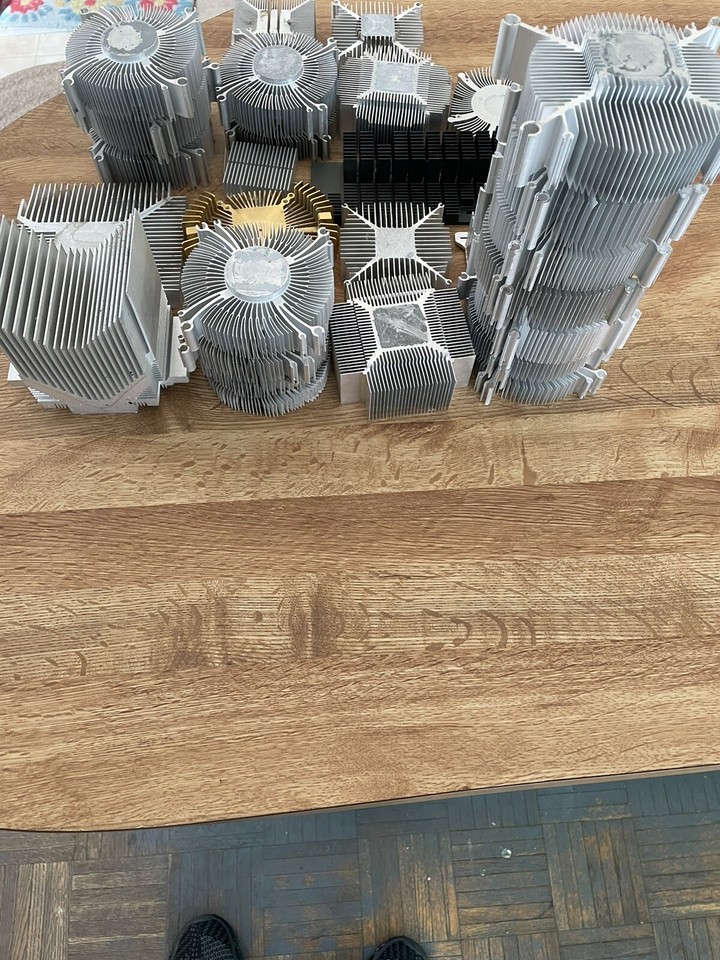 28 Scrap Aluminum Heat Sinks A Variety Of Different Heat Sinks. eBay