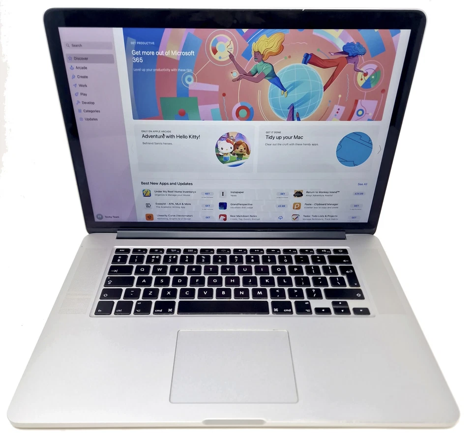 Macbook Pro Retina Core i7 15.4" 8GB 256GB SSD Mac OS Monterey A1398 Iris Pro - Image 2 of 4