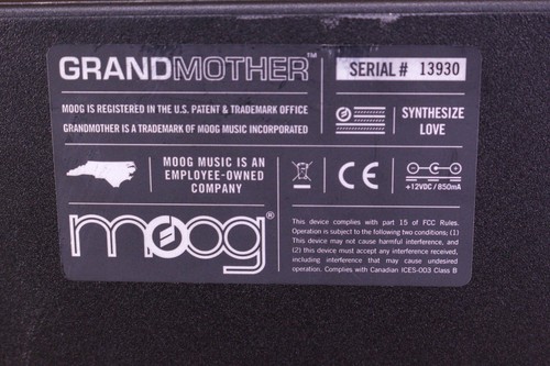 Moog Grandmother Semi-Modular Analog Synthesizer BLEMISH - Picture 12 of 12