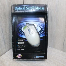 Micro Innovations PS/2 Optical Scroll Mouse Model PD430P NEW OLD STOCK (NOS)