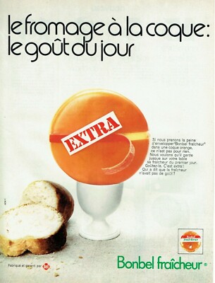  Werbung Advertising 0322 1971 Bonbel Schalenkäse Geschmack des Tages EXTRA