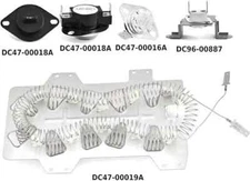 Samsung DVE50R5200W/A3 Dryer Heating Element and Thermal Fuses