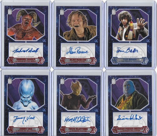 2015 Topps BBC Dr Doctor Who Autograph Cards - Blue #/50, Purple #/25, Red #/10 - Picture 12 of 41