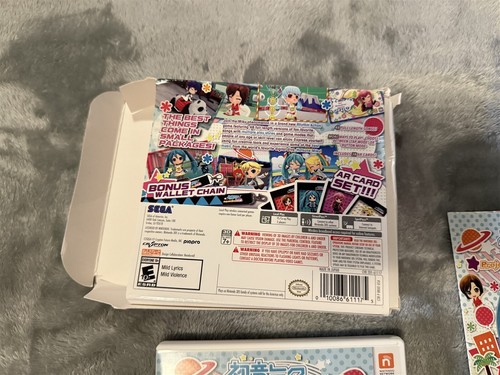 NINTENDO 3DS HATSUNE MIKU PROJECT MIRAO DX CASE MANUAL BOX NO GAME - Picture 3 of 8