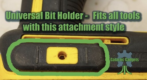 Magnetic Bit Holders - DeWALT 20V Max Drills, Drivers, Impact(2-PACK) - 100% USA - Picture 3 of 11