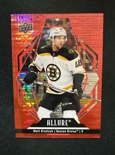 22-23 UD Allure Hockey Red Rainbow 18 Matt Grzelcyk