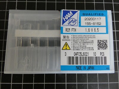 10 x HAM Mikrobohrer RCM FTH 1.6 x 6.5