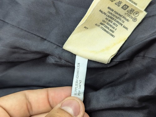 Vintage Ralph Lauren Denim & Supply Womens Coat Sz M Black Faux Fur Lush Fleece - Picture 17 of 18