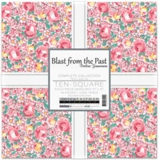 Ten-Square Blast from the Past Robert Kaufman Layer Cake Fabric Precuts M538.45