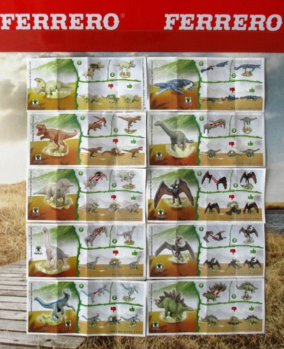 Komplettsatz Jurassic World alle Figuren+Serienzubehör  + alle 24 BPZ Kinder Joy - Bild 3 von 4