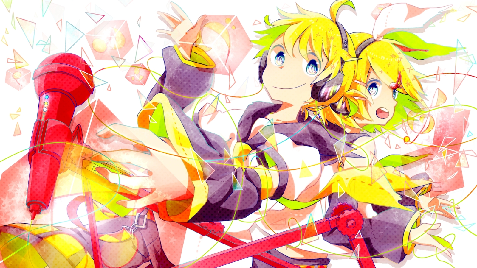Anime Vocaloid Kagamine Len Custom Playmat for Gaming  