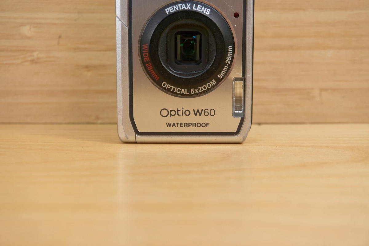 Pentax Optio W60 Waterproof 10MP Digital Camera, with 5X Wide